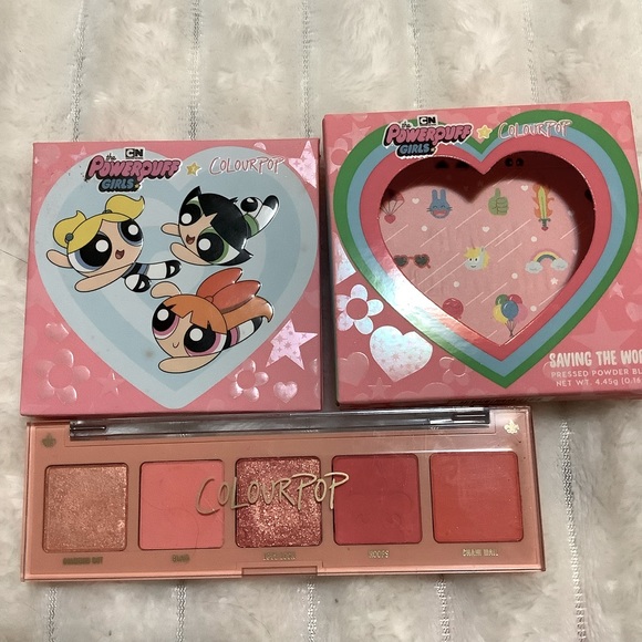 Colourpop Pallet and Powerpuff Girls blush - Picture 2 of 7